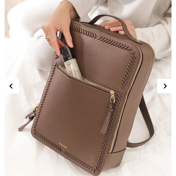 Calpak Kaya 15 inch Laptop Backpack in Mocha - Picture 6 of 11